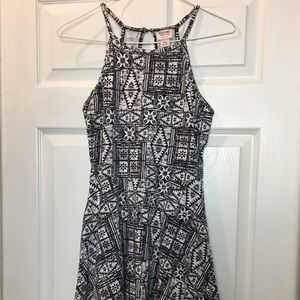 B&W Aztec print, a-line, mossimo dress